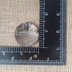 Antique Mayan Sterling Pendant/Brooch Gaud. Jal. Mex. (.925) Plata 8.8g.