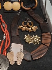 Boho Costume Jewlery Lot Necklaces Bracelets Earings and More Vintage to Now