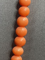 Antique Natural Satsuma Coral Almost Perfect Cascading 4.7mm-8.5mm
