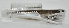 Vintage 1950’s Japanese Sterling Abacus Bullet Back Cufflinks & Matching Tie Bar