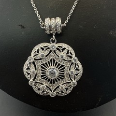 Joseph Esposito Necklace Art Deco Sterling Silver Magnetic Interchangeable 925