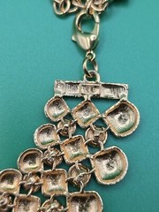 Vintage JJJ Gold Etruscan Revival Bib Necklace Egyptian STUNNING Statement Piece