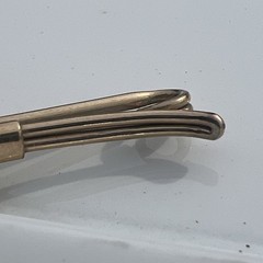 Vintage Swank Gold Filled Collar Clip Stay 1/20 12K G. F. Retro Dapper Signed