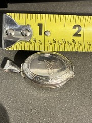 VTG STERLING SILVER 925 4 PHOTO BOOK LOCKET PENDANT MONOGRAM A 18.51g
