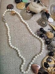 Jewelry Lot C. Some new, Some pre-owned & wearable, mostly craft, repair.