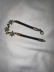 Sterling Silver Sun Moon Star Charm Bracelet 925 Celestial Vintage 7.5 “
