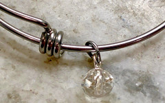 💕 CHARMS BRACELET 🩶 Stainless Steel Alex & Ani-Esque Charm Bracelet