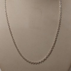 Silver Rolo Chain Necklace 2.5mm Chain with Extension 16″ to 18″