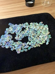 50 Carat Lot Natural Ethiopian Welo Opal Chips – Vibrant Multicolor Fire Play –