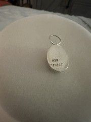 Vintage Sterling Silver Oval Carnelian 1 Inch Red Pendant. Fine Jewelry