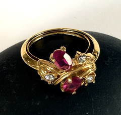 Vintage Avon Ring Lot of 6 from the 70’s 80’s Various Adjustable Sizes see photo