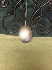 Revlon Vintage Village Scene Locket Perfume Necklace, SS