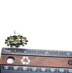 Nicky Butler Ring 925 Sterling Silver Green Rutilated Quartz Peridot Designer