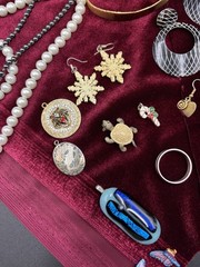 Estate Sales Jewelry Lot – Boho Vintage – Mid-Century – Eclectic
