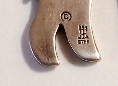 James Avery Retired Vintage Sterling Silver Giraffe Pin/Pendant