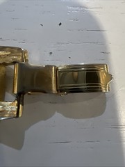 Vintage Lanvin Paris Gold Panel Bracelet