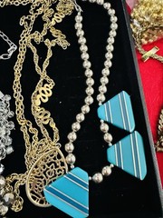 Vintage Lot Of 5 Costume Jewelry Necklaces