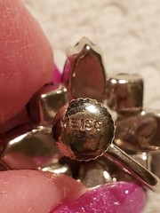 Vintage Weiss Silver-tone Screwback Earrings With Black Sets