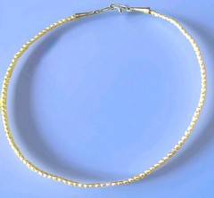 RARE & ELEGANT STRAND 2.5MM RICE PEARL NECKLACE (STERLING)