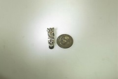 9MM DELUZE VINTAGE HEAVY SOLID CORE 925 SILVER HAWAIIAN TIKI SMALL PENDANT ~8gr