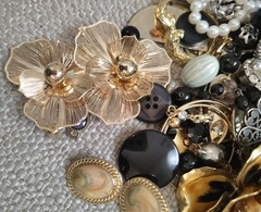 Jewelry Lot C. Some new, Some pre-owned & wearable, mostly craft, repair.