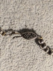 Vintage Sterling 925 Graduated Bead Ball Necklace! 24 in Long! 29.9 grams!