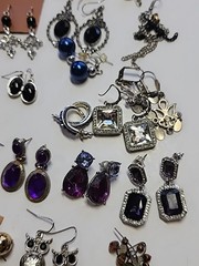 104 Pair Vtg-Now Western Boho Artisan Southwest Rhinestones Earrings Jewlery Lot