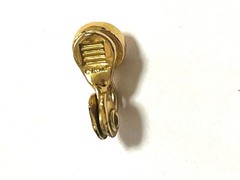 MONET Gold Tone Hoop Clip-On Earrings Simple Elegant Vintage Style