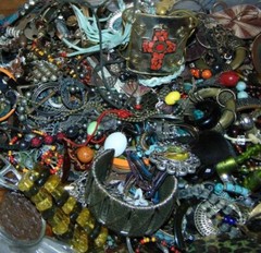10 Pounds Unsorted Jewelry Lot Vintage Modern Lot Wear Junk Craft DIY Repurpose