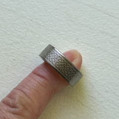 Titanium Ring Size 6 Free Shipping!