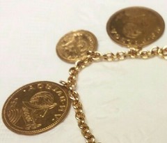 MaryBee Jewelry: 7 1/2″ Faux Coin Bracelet 07-07-2021