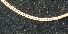 Vintage Esemco 10K Rose 1.4mm Curb Link Chain 16 1/4″ Necklace Solid 417 Estate