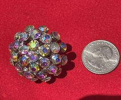 Brilliant Aurora Borealis stretch ring-this is a showstopper, One Size Fits All
