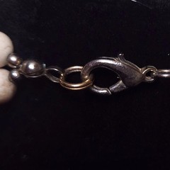 Karla Jordan Vintage Mother of Pearl Necklace 12 In BohoShique Statement Piece