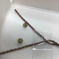 1928 Rose Gold Tone Dangle Cameo Necklace & Purple Stud Set New Unused