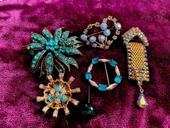 Vintage Jewelry Lot Signed In Signed