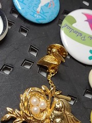 Lot Of Bird Themed Pins And Pin Back Buttons Bird Pin Lot MDTAP