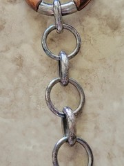 70’s Rare Vintage Gucci Bamboo Links Sterling Connector Toggle CLASP BRACELET 9″