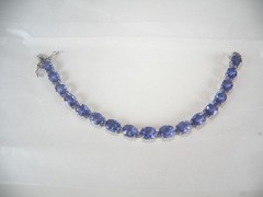 Sterling Silver 925 Treated Color Change Fluorite Tennis Bracelet Fits 7.5
