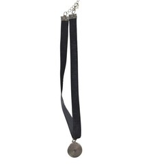 Vintage 90s Yin Yang Velvet Choker Necklace Grunge Goth Alt Y2K Indie Coquette