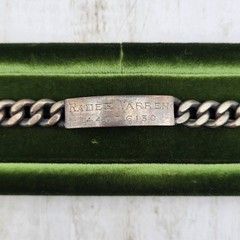 Vintage Napier 925 Sterling Silver ID Engraved Nameplate Curb Link Bracelet