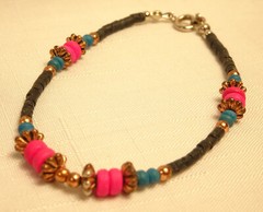 Unique Bracelets Lot of 8 Vintage Mixed Materials