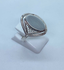 Rings Silver 925 Size 9.5 . Weight 3.18 g. Soviet Vintage Jewelry USSR