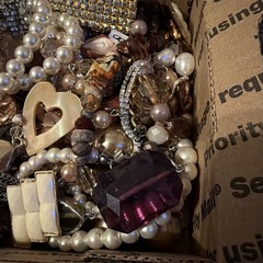 Vintage to Now Jewelry Lot, All Wearable Untested. No Junk. Box D3