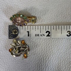 Vintage Erwin Pearl, Etc. Clip On Earrings Lot of 5 Multi Tone