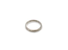 Vintage Belais Wedding Band, Leon to Jane 10-26-35, Size 5.5, 14K