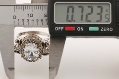 Turkish Reversible Oval London Blue and White Topaz 925 Sterling Silver Ring