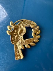 Vintage Rhinestone Toucan Bird Brooch Colorful Tropical Parrot Pin Gold Tone
