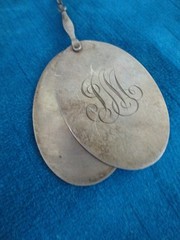 ANTIQUE SILVER VICTORIAN CHATELAINE – 4 ACCESSORIES – Monogram