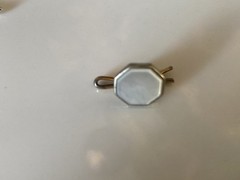 Vintage Dress Studs Lot – Mother of Pearl, Enamel & Onyx – One Marked Example